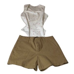 Banana Republic Tan Bermuda Shorts Casual Style